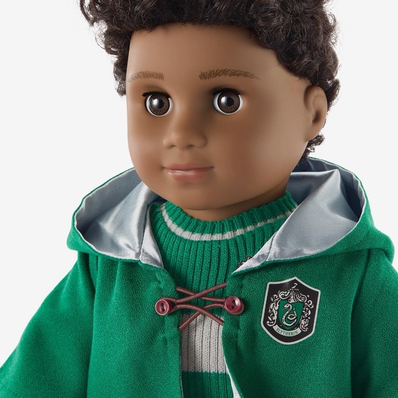 American Girl Doll Harry Potter Slytherin Quidditch Uniform Discontinued Retired - Picture 6 of 9
